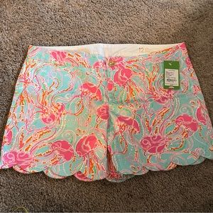 NWT Lilly Pulitzer Jellies be Jammin buttercup shorts